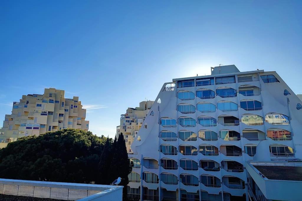 Grand Voile - Hyper Centre, Climatisation, Vue Panoramique Sur L'Architecture De La Grande Motte Appartement Buitenkant foto