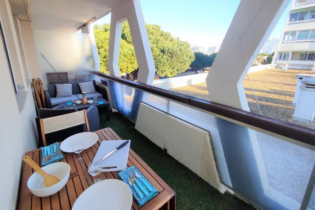 Grand Voile - Hyper Centre, Climatisation, Vue Panoramique Sur L'Architecture De La Grande Motte Appartement Buitenkant foto